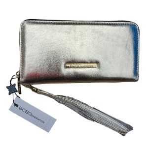 NWT BGBGeneration Metallic Gold Allison Wallet